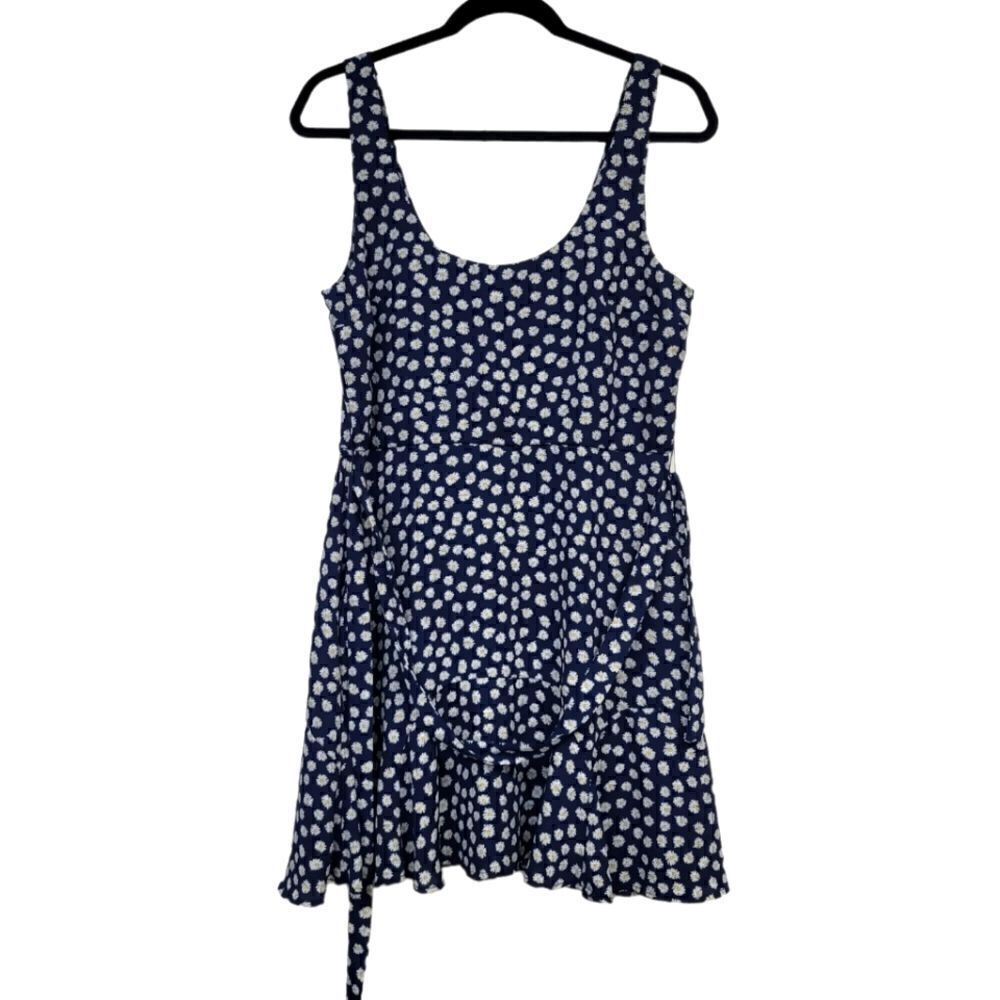 ROW A daisy print fit and flare dress, XL